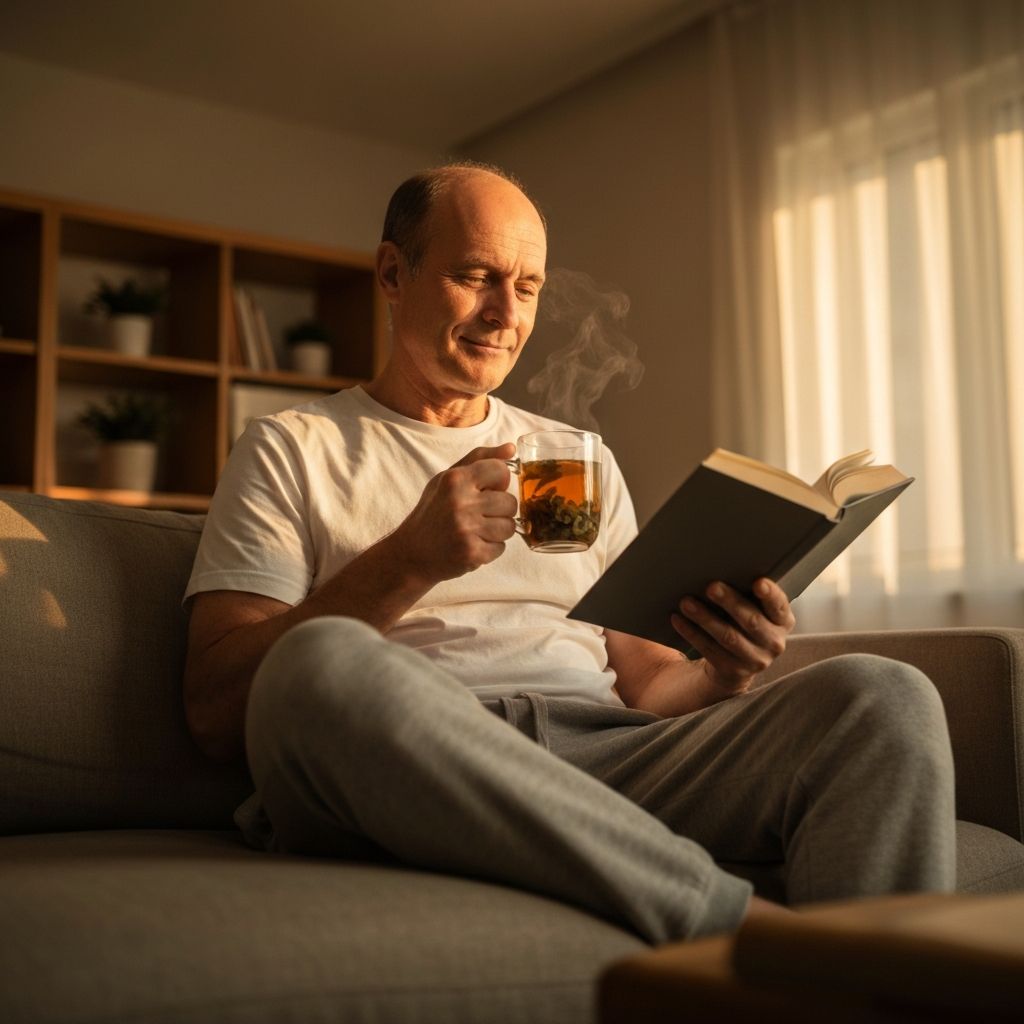 Evening wellness routine